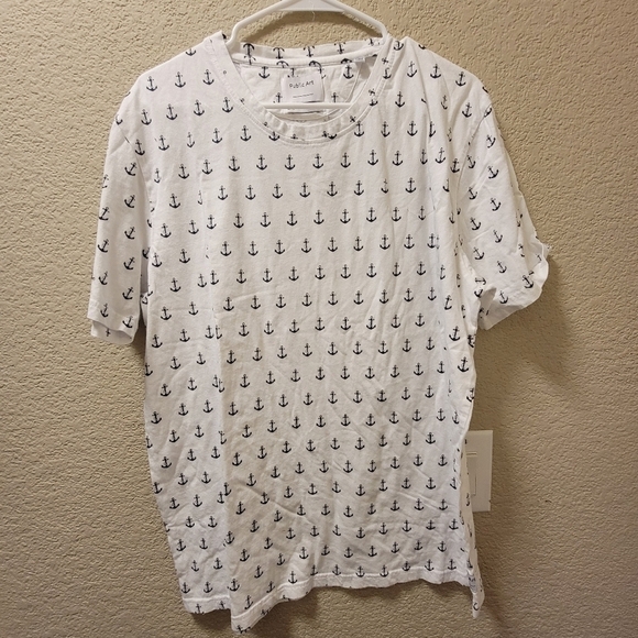 Public Art live life creatively Anchor print tee - Picture 1 of 7